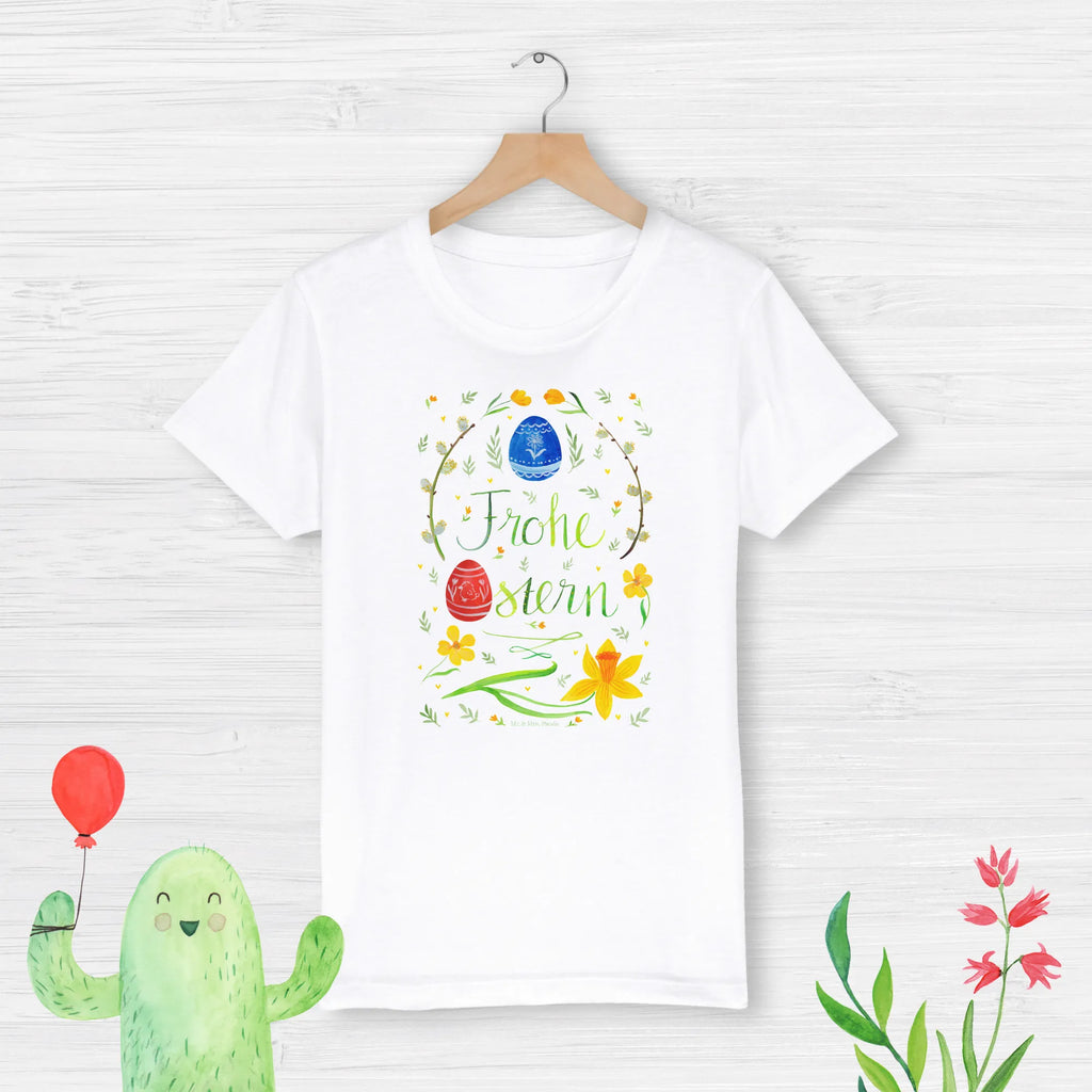 Organic Kinder T-Shirt Frohe Ostern Kinder T-Shirt Jungen, Kinder T-Shirt Mädchen, Kinder T-Shirt, Osterdeko, Ostern Kinder, Ostergeschenke Kinder, Ostern Geschenk, Geschenke zu Ostern, Ostergeschenke, Ostern, Osternest, Osterhase, Osterblume, Weidenkätzchen. Lettering, Bemalte Ostereier, Frohe Ostern, Ostergrüße, Osterei