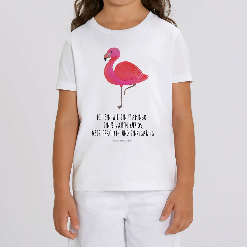 Organiczna koszulka dziecięca Flamingo Klasyczny Kinder T-Shirt Mädchen, Kinder T-Shirt Jungen, Kinder T-Shirt, Flamingo, Einzigartig, Freundin, Selbstliebe, Außenseiter, für mich, Freundinnen, Geschwister, Sohn, Spruch, Tochter, ich, Stolz