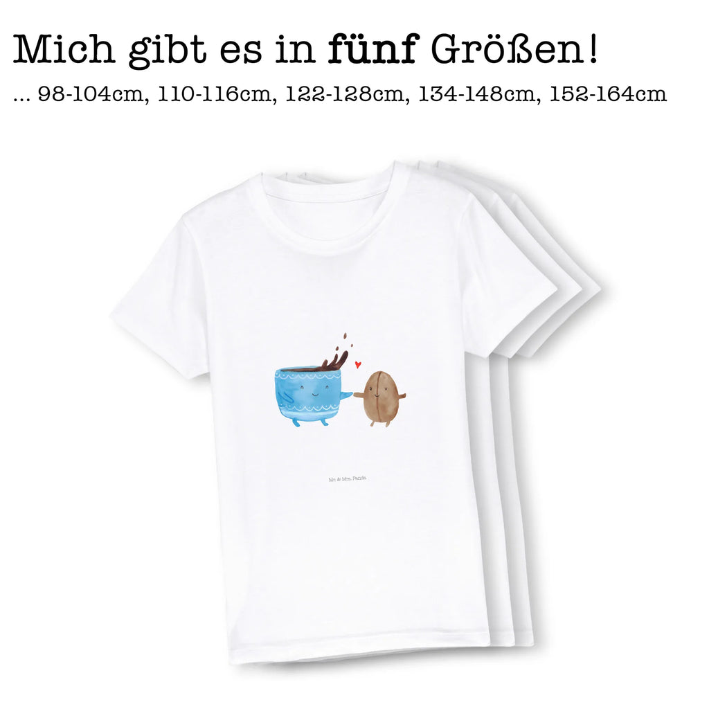 Organic Kinder T-Shirt Kaffee Bohne Kinder T-Shirt Mädchen, Kinder T-Shirt Jungen, Kinder T-Shirt, Gute Laune, Tiere, Tiermotive, Lustige Sprüche, Genuss, Zufriedenheit, Kaffee, Kaffeebohne, Glück