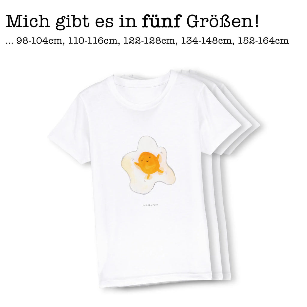 Organic Kinder T-Shirt Spiegelei Ei Kinder T-Shirt Mädchen, Kinder T-Shirt Jungen, Kinder T-Shirt, Gute Laune, Tiere, Tiermotive, Lustige Sprüche, Ei, Schön, Liebe, Glücklich, Spiegelei, Tag