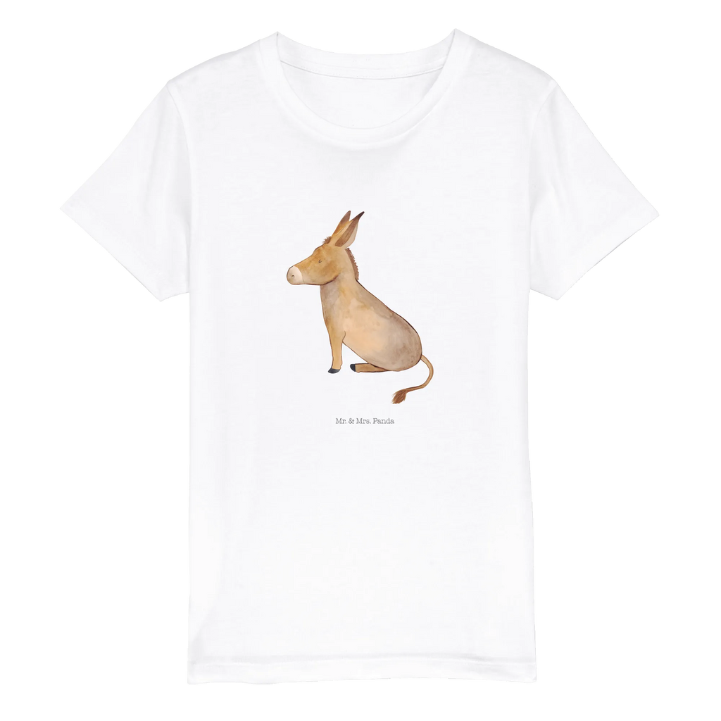 Organic Kids T-Shirt Donkey Kinder T-Shirt Mädchen, Kinder T-Shirt, Kinder T-Shirt Jungen, Gute Laune, Tiermotive, Tiere, Lustige Sprüche, Erfolg, Zuversicht, Lebensglück, Ziel, Weisheit, Lebensziel, Esel, Lebensmut, Mut, Tapferkeit, Positive Gedanken