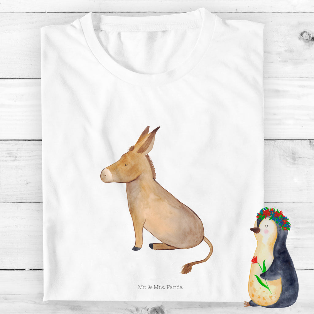 Organic Kids T-Shirt Donkey Kinder T-Shirt Mädchen, Kinder T-Shirt, Kinder T-Shirt Jungen, Gute Laune, Tiermotive, Tiere, Lustige Sprüche, Erfolg, Zuversicht, Lebensglück, Ziel, Weisheit, Lebensziel, Esel, Lebensmut, Mut, Tapferkeit, Positive Gedanken