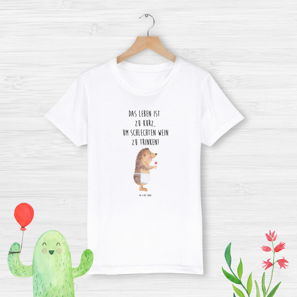 Organic Kinder T-Shirt Igel Wein Kinder T-Shirt, Kinder T-Shirt Jungen, Kinder T-Shirt Mädchen, Gute Laune, Tiere, Tiermotive, Lustige Sprüche, Igel, Weißwein, Geschenk Weinliebhaber, Weinglas, Wein Deko, Wein trinken, Geschenk Weintrinker, Rotwein, Wein Spruch