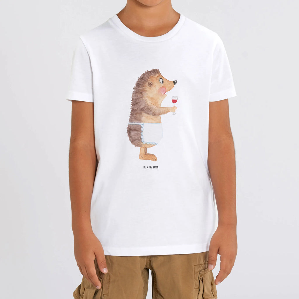 Organic Kinder T-Shirt Igel Wein Kinder T-Shirt, Kinder T-Shirt Jungen, Kinder T-Shirt Mädchen, Gute Laune, Tiere, Tiermotive, Lustige Sprüche, Igel, Weißwein, Geschenk Weinliebhaber, Weinglas, Wein Deko, Wein trinken, Geschenk Weintrinker, Rotwein, Wein Spruch