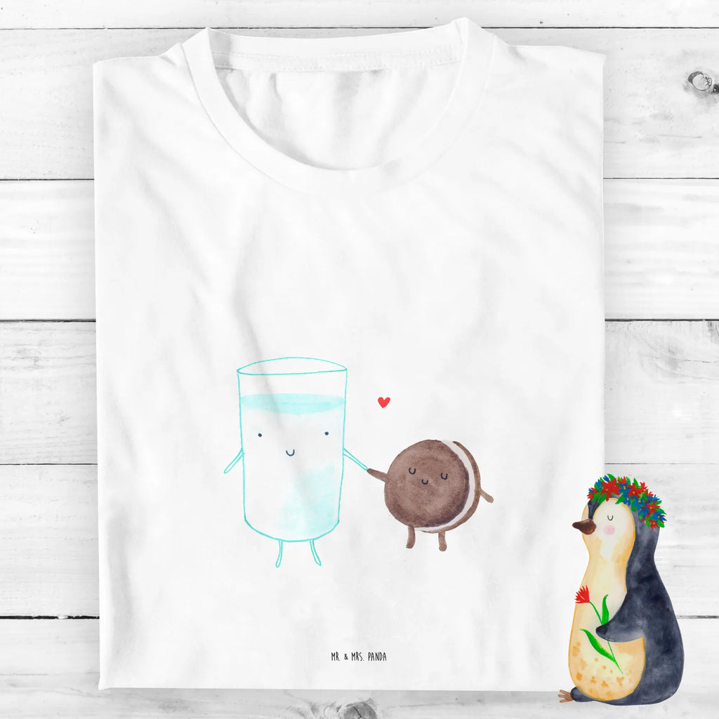 Organic Kinder T-Shirt Milch Keks Kinder T-Shirt, Kinder T-Shirt Jungen, Kinder T-Shirt Mädchen, Gute Laune, Tiere, Tiermotive, lustige Sprüche, Kaffee, Milch, Einladung Frühstück, Keks, perfektes Paar, romantisch, Milk, Cookie, Motiv süß, Kekse