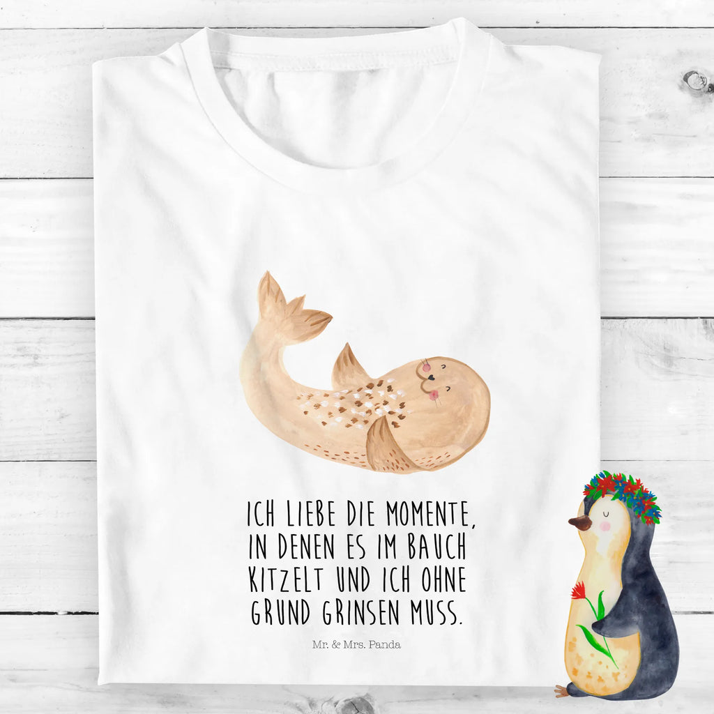 Organic Kids T-Shirt seal Lay Kinder T-Shirt, Kinder T-Shirt Mädchen, Kinder T-Shirt Jungen, Gute Laune, Tiere, Tiermotive, Lustige Sprüche, Strand, Robbe, Seehund, Freude, Robben, Lachen, Meerestier, Ostsee, Nordsee