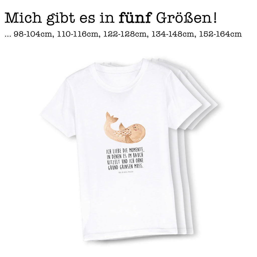 Organic Kids T-Shirt seal Lay Kinder T-Shirt, Kinder T-Shirt Mädchen, Kinder T-Shirt Jungen, Gute Laune, Tiere, Tiermotive, Lustige Sprüche, Strand, Robbe, Seehund, Freude, Robben, Lachen, Meerestier, Ostsee, Nordsee