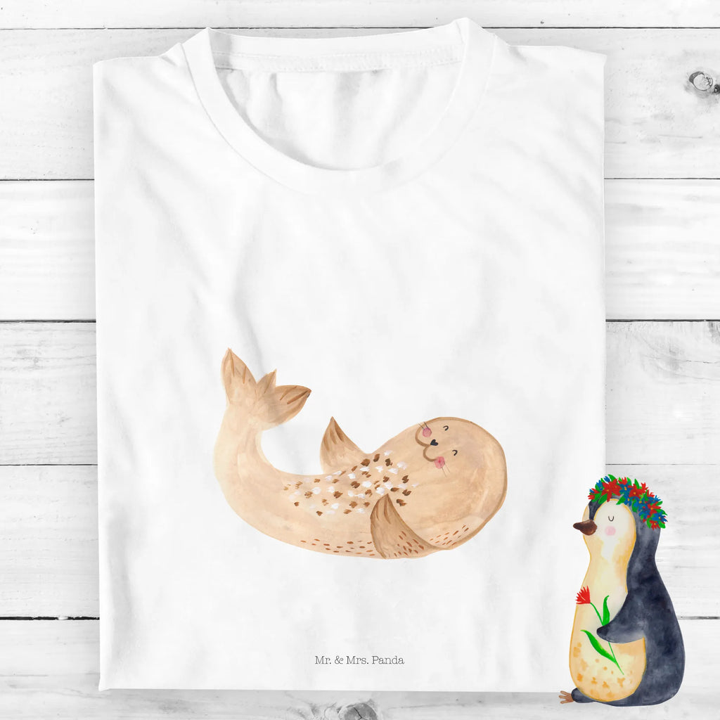 Organic Kids T-Shirt seal Lay Kinder T-Shirt, Kinder T-Shirt Mädchen, Kinder T-Shirt Jungen, Gute Laune, Tiere, Tiermotive, Lustige Sprüche, Strand, Robbe, Seehund, Freude, Robben, Lachen, Meerestier, Ostsee, Nordsee
