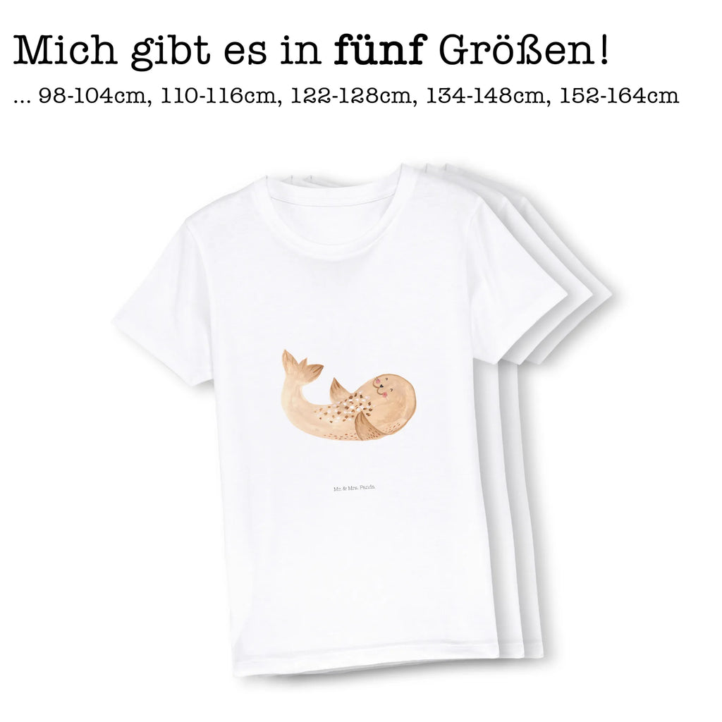 Organic Kids T-Shirt seal Lay Kinder T-Shirt, Kinder T-Shirt Mädchen, Kinder T-Shirt Jungen, Gute Laune, Tiere, Tiermotive, Lustige Sprüche, Strand, Robbe, Seehund, Freude, Robben, Lachen, Meerestier, Ostsee, Nordsee