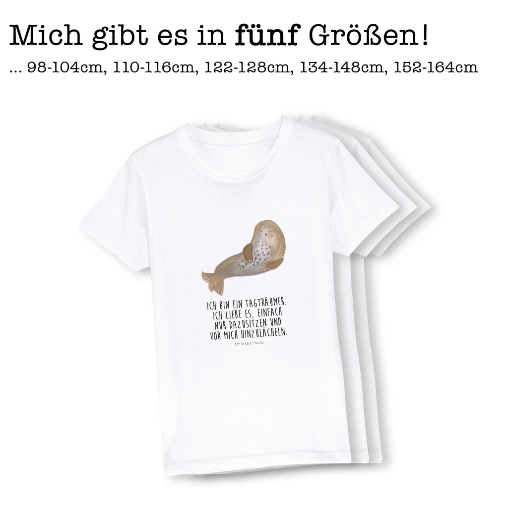 Organic Kinder T-Shirt Robbe Lachen Kinder T-Shirt, Kinder T-Shirt Mädchen, Kinder T-Shirt Jungen, Gute Laune, Tiere, Tiermotive, Lustige Sprüche, Strand, Robben, Nordsee, Robbe, Ostsee, Meerestier, Seehund