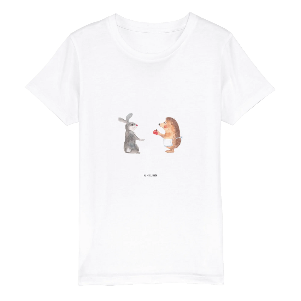 Organic Kinder T-Shirt Hase Igel Kinder T-Shirt Mädchen, Kinder T-Shirt, Kinder T-Shirt Jungen, Gute Laune, Tiere, Tiermotive, lustige Sprüche, Liebeskummer Geschenk, Liebe Spruch, Trösten, Trennungsschmerz, Herzschmerz, Igel, Hase, Spruch romantisch, Igel und Hase