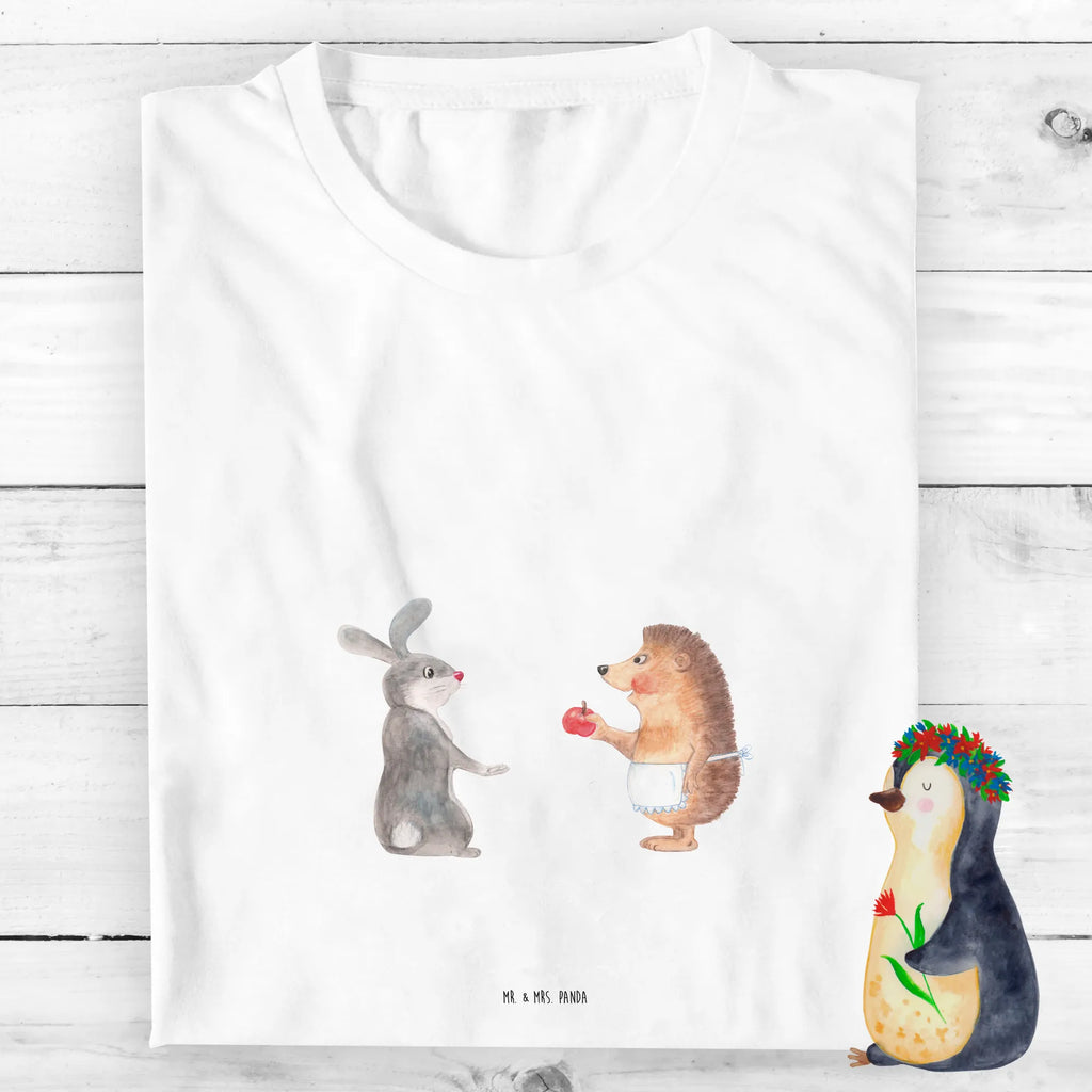 Organic Kinder T-Shirt Hase Igel Kinder T-Shirt Mädchen, Kinder T-Shirt, Kinder T-Shirt Jungen, Gute Laune, Tiere, Tiermotive, lustige Sprüche, Liebeskummer Geschenk, Liebe Spruch, Trösten, Trennungsschmerz, Herzschmerz, Igel, Hase, Spruch romantisch, Igel und Hase