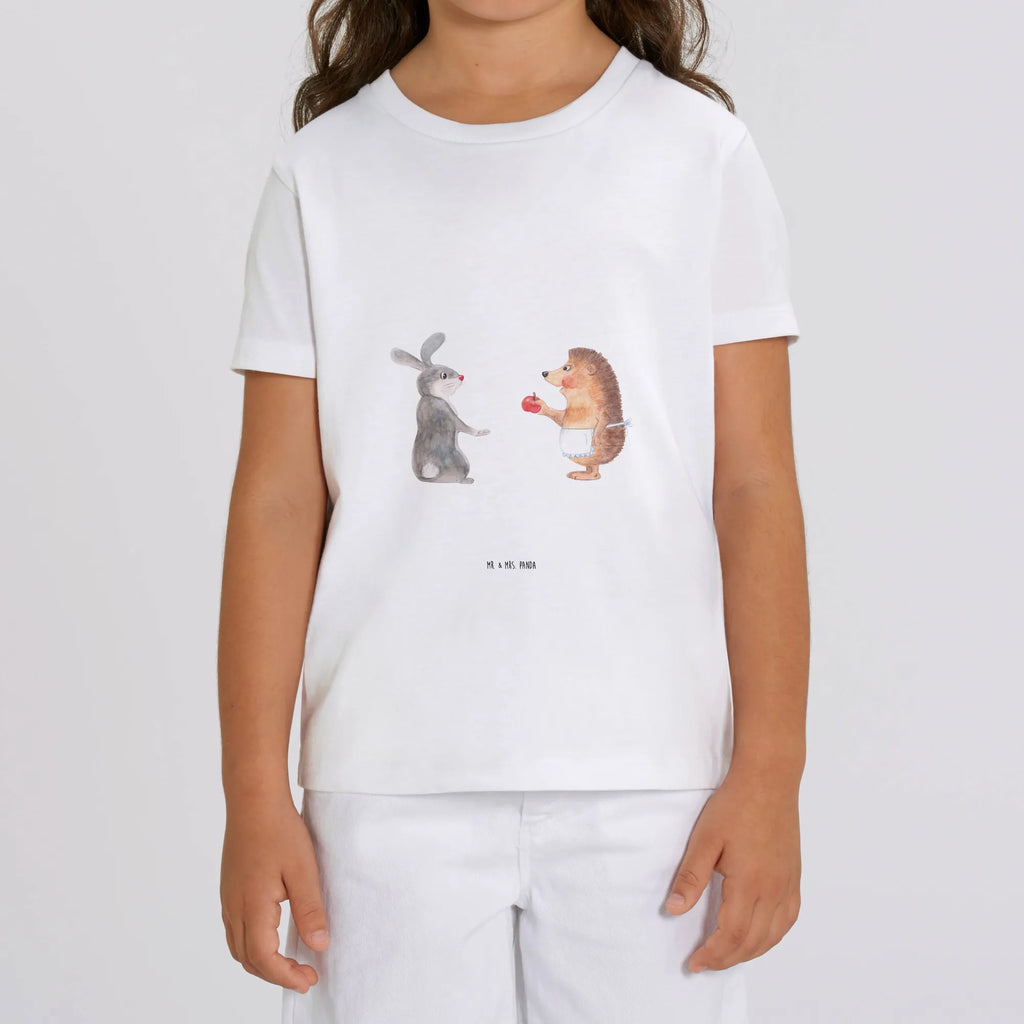 Organic Kinder T-Shirt Hase Igel Kinder T-Shirt Mädchen, Kinder T-Shirt, Kinder T-Shirt Jungen, Gute Laune, Tiere, Tiermotive, lustige Sprüche, Liebeskummer Geschenk, Liebe Spruch, Trösten, Trennungsschmerz, Herzschmerz, Igel, Hase, Spruch romantisch, Igel und Hase