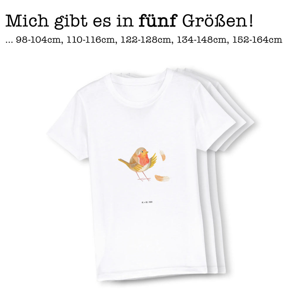 Organic Kinder T-Shirt Rotkehlchen Federn Kinder T-Shirt Mädchen, Kinder T-Shirt Jungen, Kinder T-Shirt, Gute Laune, Tiere, Tiermotive, Lustige Sprüche, Motivationsbilder, Spruch Mut, fliegen, What If I Fall, Rotkehlchen, Spruch Motivation, Motivation Sprüche, Vogel