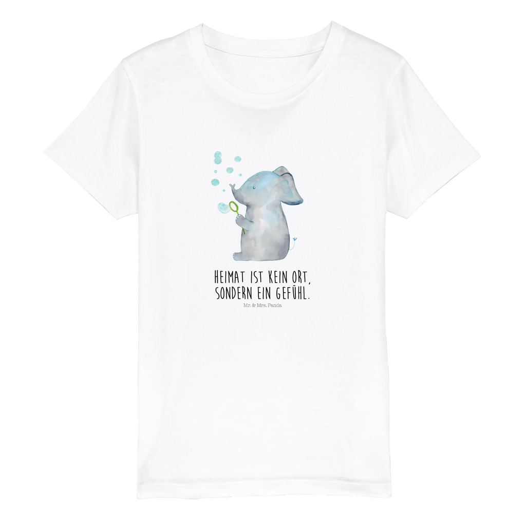 Organic Kinder T-Shirt Elefant Seifenblasen Kinder T-Shirt Mädchen, Kinder T-Shirt Jungen, Kinder T-Shirt, Gute Laune, Tiere, Tiermotive, Lustige Sprüche, Rüsseltier, Dickhäuter, Liebe, Gefühl. Daheim, Elefanten, Liebesspruch, Heimat, Seifenblasen, Elefant, Liebesbeweis