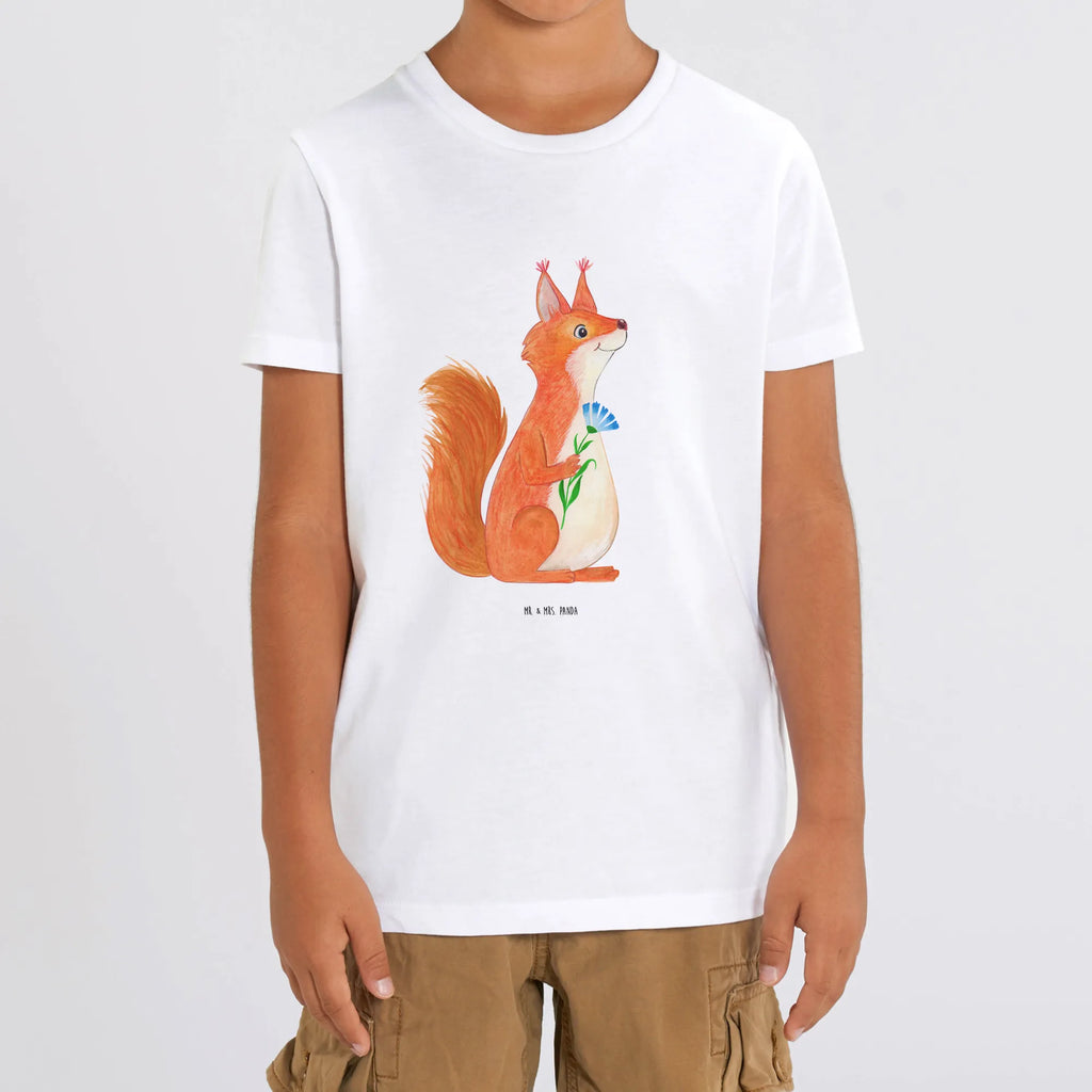 Organic Kinder T-Shirt Eichhörnchen Blume Kinder T-Shirt Jungen, Kinder T-Shirt Mädchen, Kinder T-Shirt, Tiermotive, Gute Laune, lustige Sprüche, Tiere, Motivation Sprüche, Spruch positiv, Lachen, Spaß, Spruch Deko, glücklich Spruch, Eichhörnchen, Motivation Bilder, Eichhorn