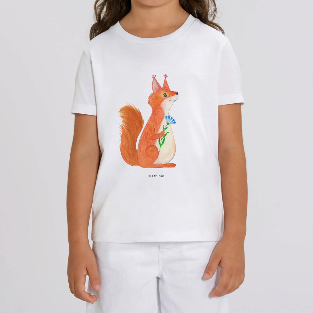 Organic Kinder T-Shirt Eichhörnchen Blume Kinder T-Shirt Jungen, Kinder T-Shirt Mädchen, Kinder T-Shirt, Tiermotive, Gute Laune, lustige Sprüche, Tiere, Motivation Sprüche, Spruch positiv, Lachen, Spaß, Spruch Deko, glücklich Spruch, Eichhörnchen, Motivation Bilder, Eichhorn