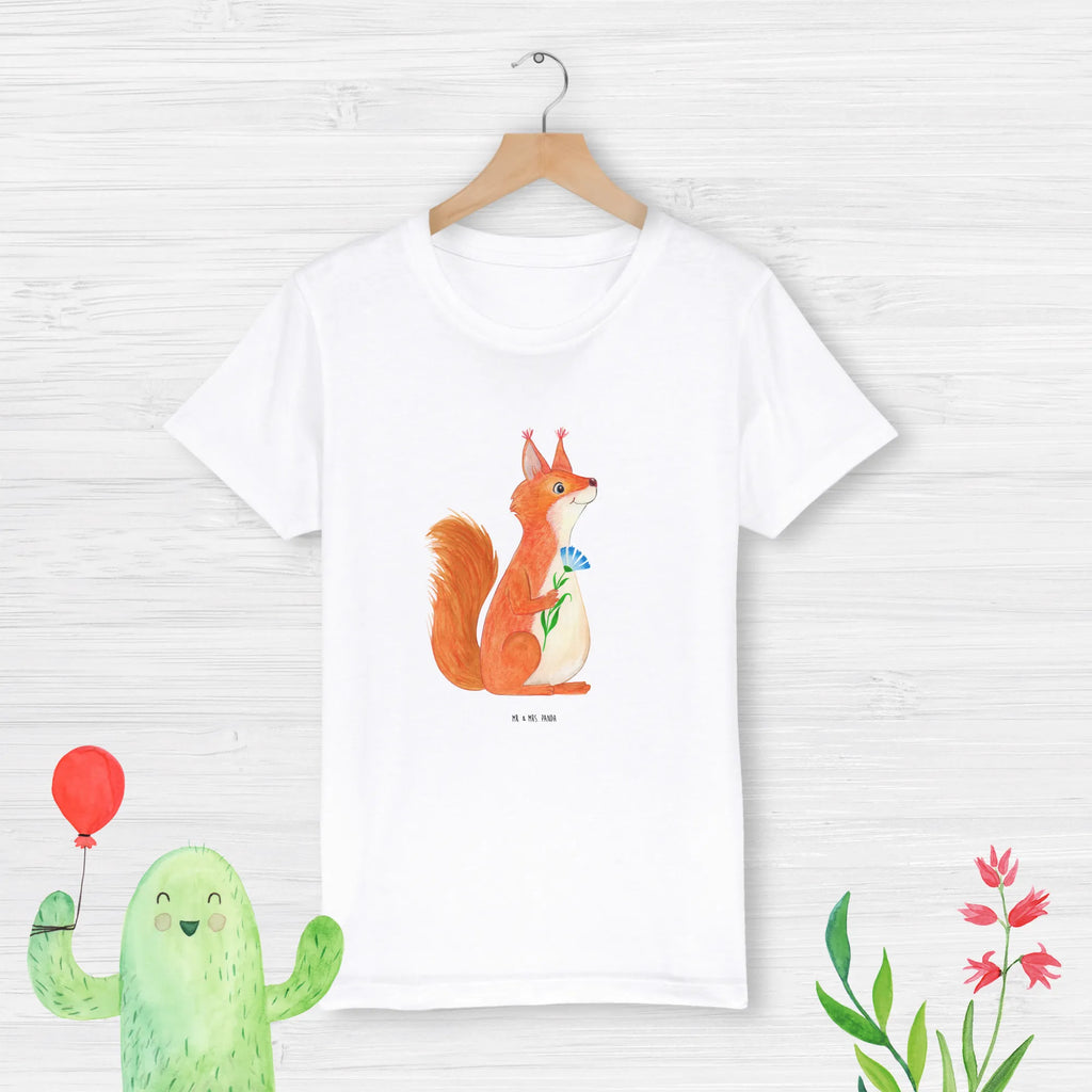 Organic Kinder T-Shirt Eichhörnchen Blume Kinder T-Shirt Jungen, Kinder T-Shirt Mädchen, Kinder T-Shirt, Tiermotive, Gute Laune, lustige Sprüche, Tiere, Motivation Sprüche, Spruch positiv, Lachen, Spaß, Spruch Deko, glücklich Spruch, Eichhörnchen, Motivation Bilder, Eichhorn