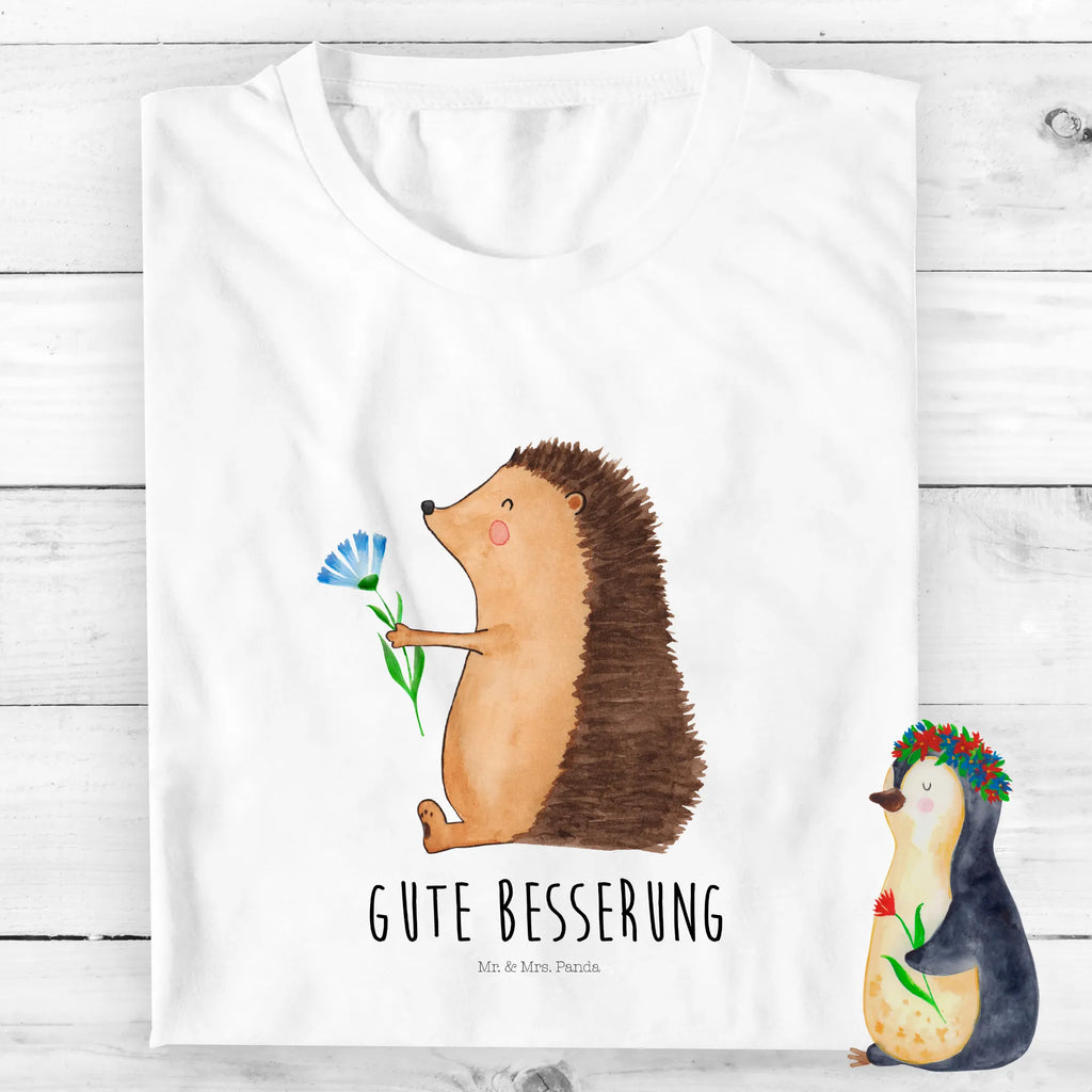 Organic Kinder T-Shirt Igel Blumen Kinder T-Shirt Jungen, Kinder T-Shirt Mädchen, Kinder T-Shirt, Gute Laune, Tiere, Tiermotive, Lustige Sprüche, Gute Besserung, krank, Krankheit, Krankenhaus, Genesungswünsche, Besuch, Igel