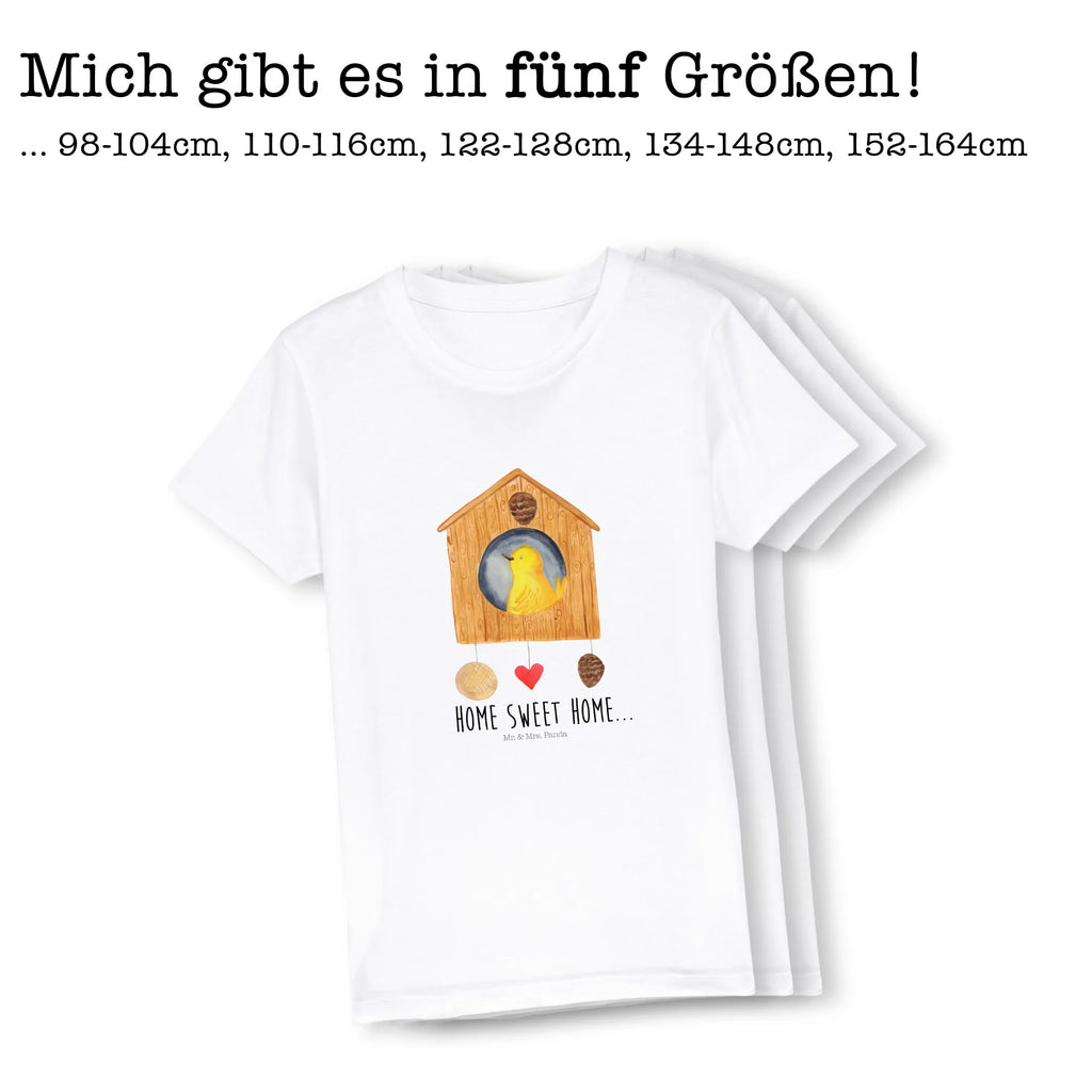 Organic Kids T-Shirt birdhouse Home Kinder T-Shirt Mädchen, Kinder T-Shirt Jungen, Kinder T-Shirt, Gute Laune, Tiere, Tiermotive, Lustige Sprüche, Haus, Einzug, Home Sweet Home, Vogel, Einzugsgeschenk, Umzug, Hausbau, Vogelhaus, Geschenk