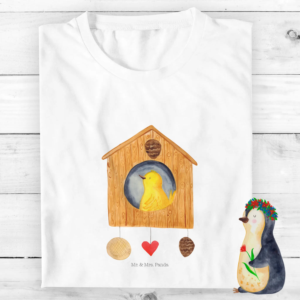 Organic Kids T-Shirt birdhouse Home Kinder T-Shirt Mädchen, Kinder T-Shirt Jungen, Kinder T-Shirt, Gute Laune, Tiere, Tiermotive, Lustige Sprüche, Haus, Einzug, Home Sweet Home, Vogel, Einzugsgeschenk, Umzug, Hausbau, Vogelhaus, Geschenk