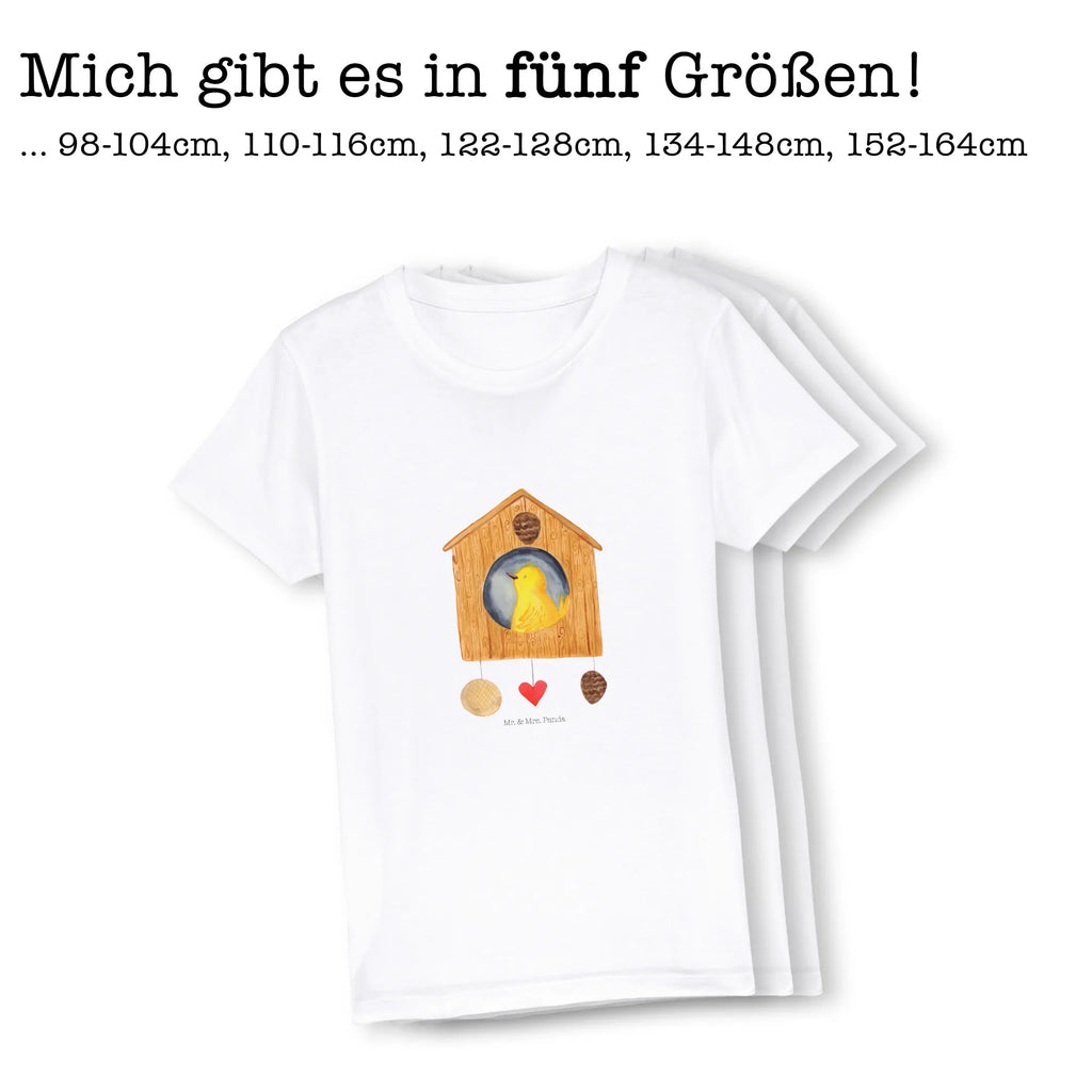 Organic Kids T-Shirt birdhouse Home Kinder T-Shirt Mädchen, Kinder T-Shirt Jungen, Kinder T-Shirt, Gute Laune, Tiere, Tiermotive, Lustige Sprüche, Haus, Einzug, Home Sweet Home, Vogel, Einzugsgeschenk, Umzug, Hausbau, Vogelhaus, Geschenk