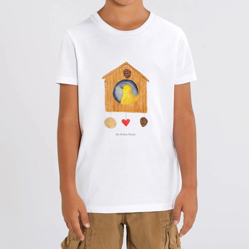 Organic Kinder T-Shirt Vogel Haus Kinder T-Shirt, Kinder T-Shirt Jungen, Kinder T-Shirt Mädchen, Gute Laune, Tiere, Tiermotive, Lustige Sprüche, Vogelhaus, Familie, Eigenheim, Unser Haus, Nest, Vogel, Lieblingsort, Castle, Vogelhäuschen, Vögel, Wohnung, Haus, Home Sweet Home, Zuhause