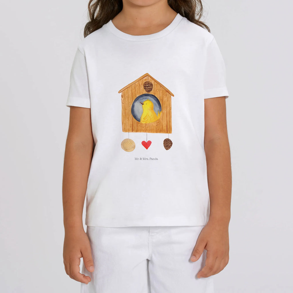 Organic Kinder T-Shirt Vogel Haus Kinder T-Shirt, Kinder T-Shirt Jungen, Kinder T-Shirt Mädchen, Gute Laune, Tiere, Tiermotive, Lustige Sprüche, Vogelhaus, Familie, Eigenheim, Unser Haus, Nest, Vogel, Lieblingsort, Castle, Vogelhäuschen, Vögel, Wohnung, Haus, Home Sweet Home, Zuhause