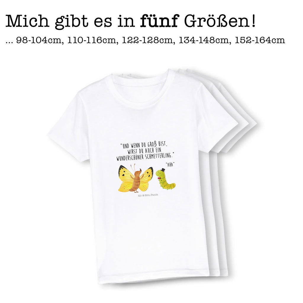 Organic Kids T-Shirt Caterpillar butterfly Kinder T-Shirt Jungen, Kinder T-Shirt, Kinder T-Shirt Mädchen, Gute Laune, Tiere, Tiermotive, lustige Sprüche, Raupe, Schmetterling, Aufwachsen, Kokon, Zitronenfalter, Erwachsen werden, Hütchen, Entwicklung, Hut, Schönheit