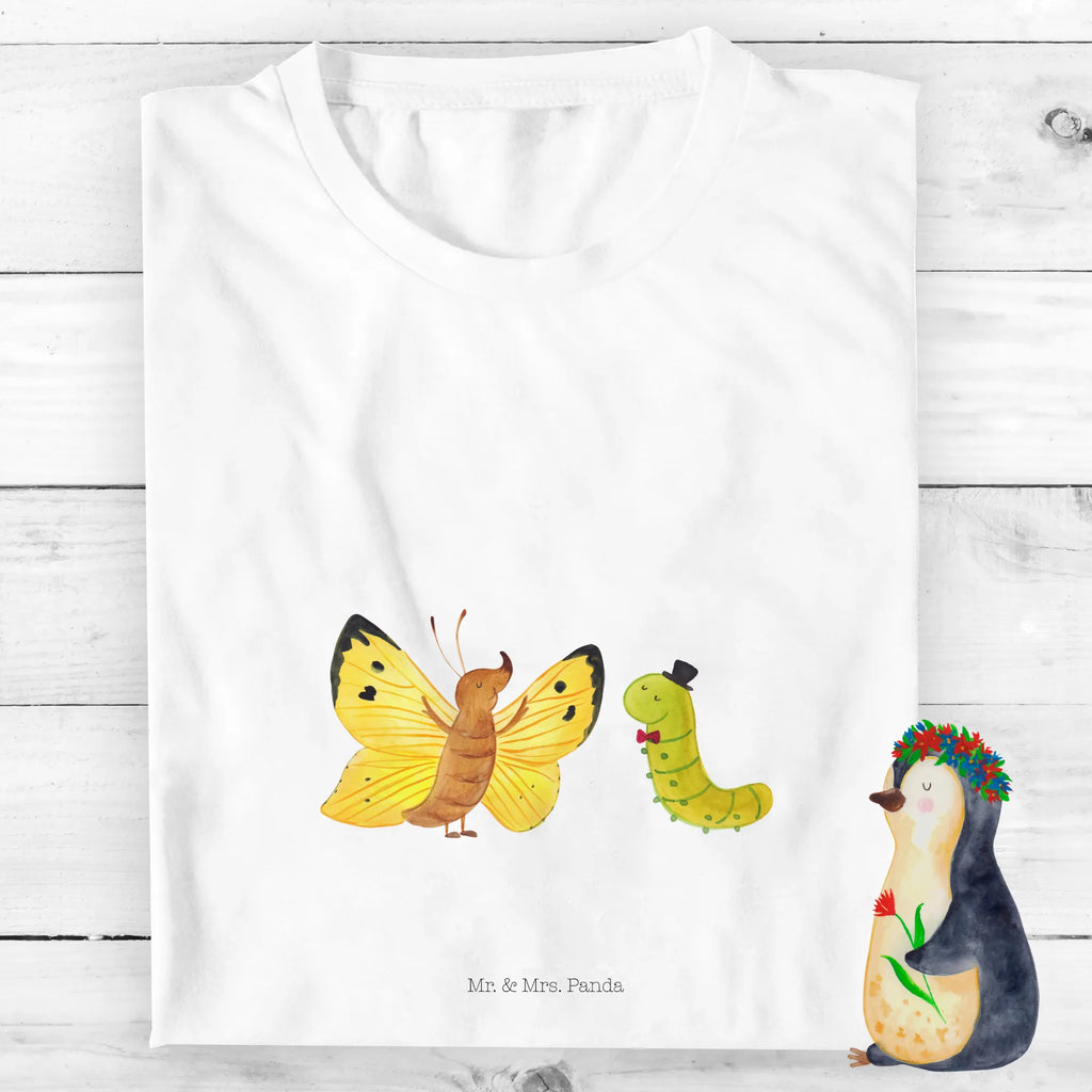 Organic Kids T-Shirt Caterpillar butterfly Kinder T-Shirt Jungen, Kinder T-Shirt, Kinder T-Shirt Mädchen, Gute Laune, Tiere, Tiermotive, lustige Sprüche, Raupe, Schmetterling, Aufwachsen, Kokon, Zitronenfalter, Erwachsen werden, Hütchen, Entwicklung, Hut, Schönheit