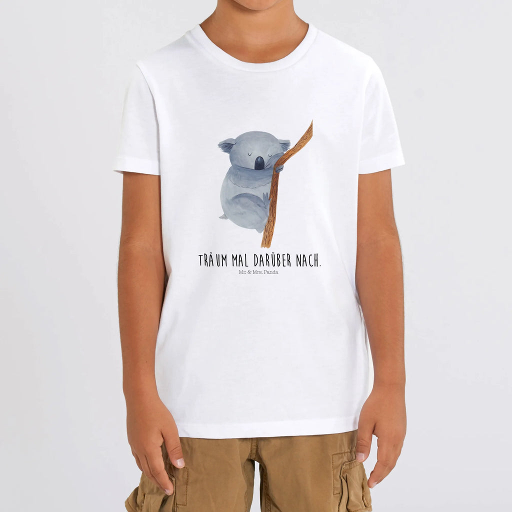 Organic Kinder T-Shirt Koalabär Kinder T-Shirt Jungen, Kinder T-Shirt, Kinder T-Shirt Mädchen, Gute Laune, Tiere, Tiermotive, Lustige Sprüche, Traumland, Koala, Schlafzimmer, Traum, Träumen, Bär, schlafen, Koalabär