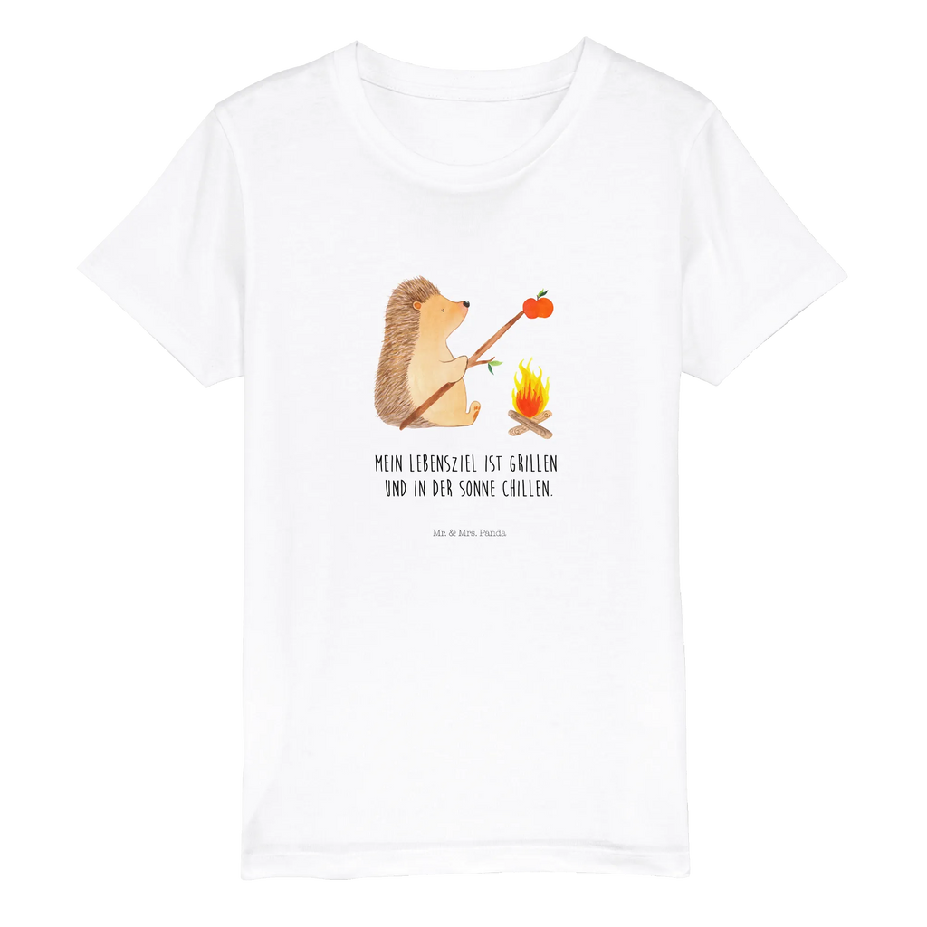 Organic Kinder T-Shirt Igel Grillen Kinder T-Shirt, Kinder T-Shirt Mädchen, Kinder T-Shirt Jungen, Gute Laune, Tiere, Tiermotive, Lustige Sprüche, Ziele, Sinn Des Lebens, Grillen, Igel, Spruch, Motivation, Arbeitslos