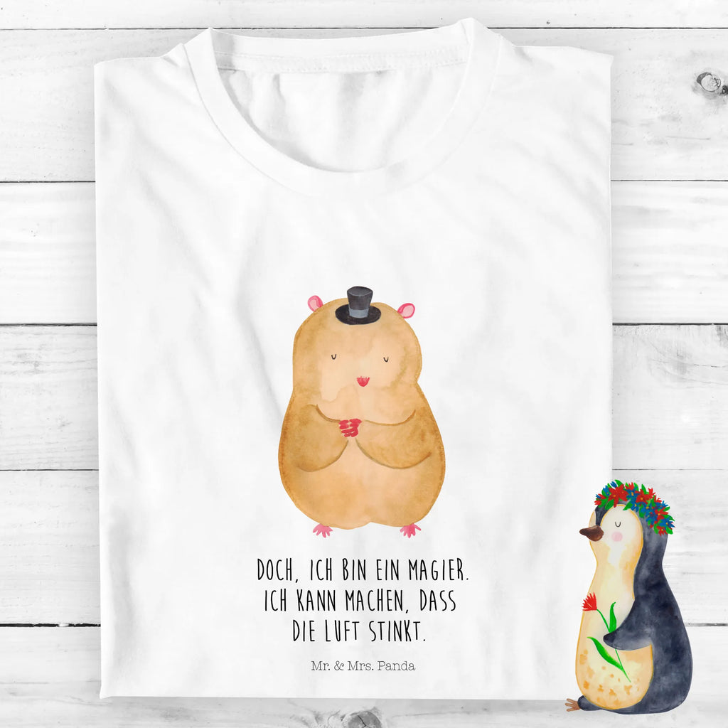 Organic Kinder T-Shirt Hamster Hut Kinder T-Shirt Mädchen, Kinder T-Shirt, Kinder T-Shirt Jungen, Gute Laune, Tiere, Tiermotive, Lustige Sprüche, Zylinder, Magier, Hut, Zwerghamster, Hamster, Zauberer