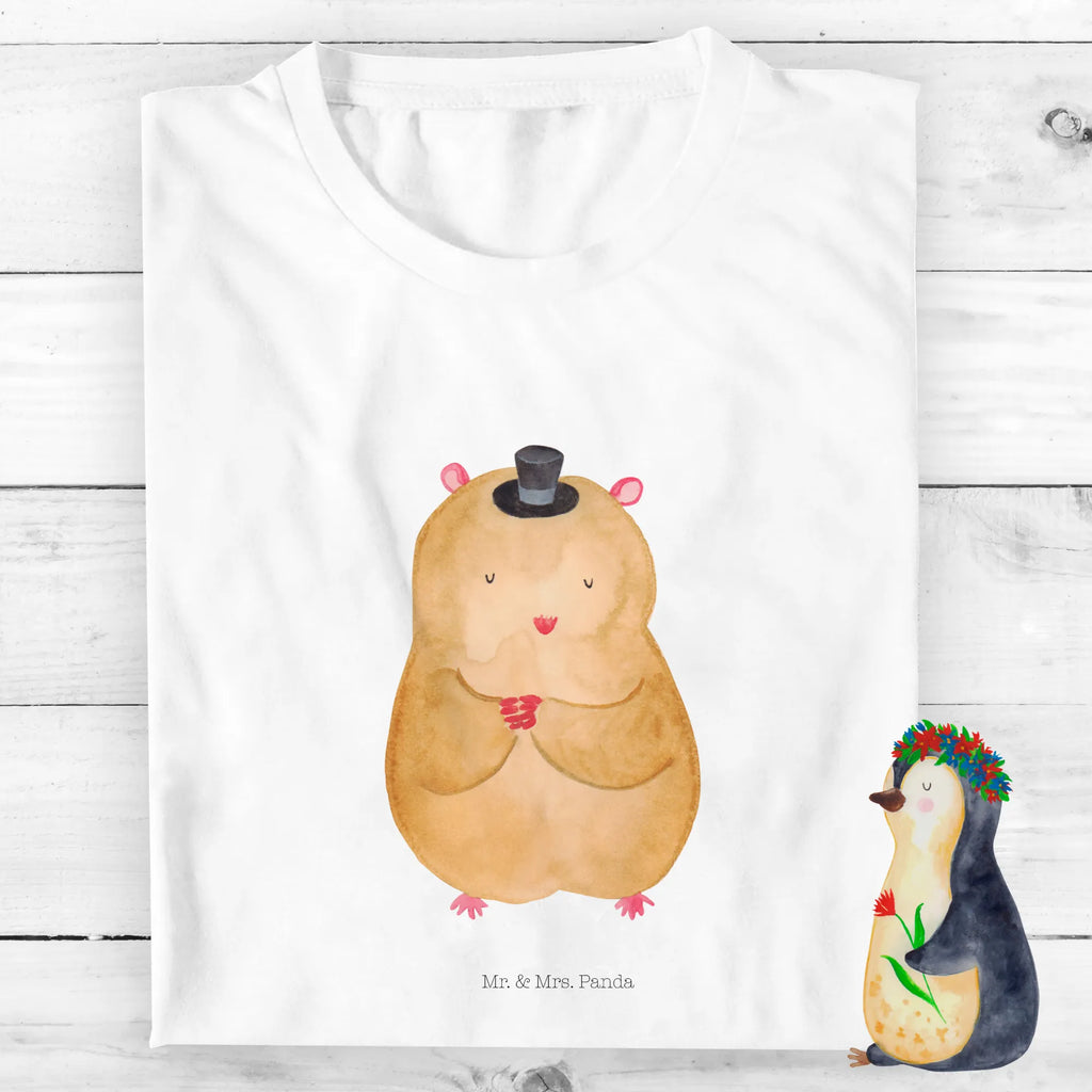 Organic Kinder T-Shirt Hamster Hut Kinder T-Shirt Mädchen, Kinder T-Shirt, Kinder T-Shirt Jungen, Gute Laune, Tiere, Tiermotive, Lustige Sprüche, Zylinder, Magier, Hut, Zwerghamster, Hamster, Zauberer