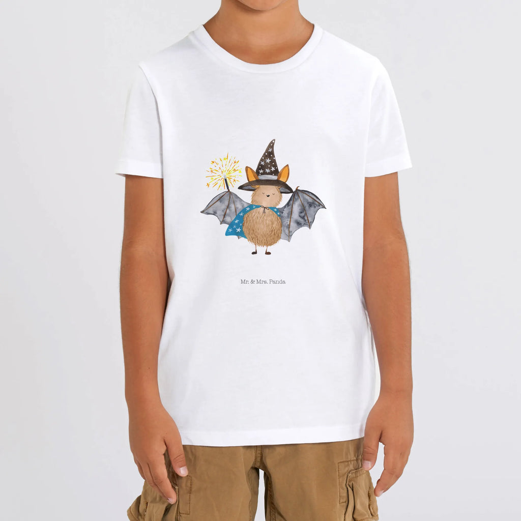 Organic Kinder T-Shirt Fledermaus Zauberer Kinder T-Shirt, Kinder T-Shirt Mädchen, Kinder T-Shirt Jungen, Gute Laune, Tiere, Tiermotive, Lustige Sprüche, Fledermaus, Magier, Zauberer, Frauen, Reinsteigern, Fledermäuse
