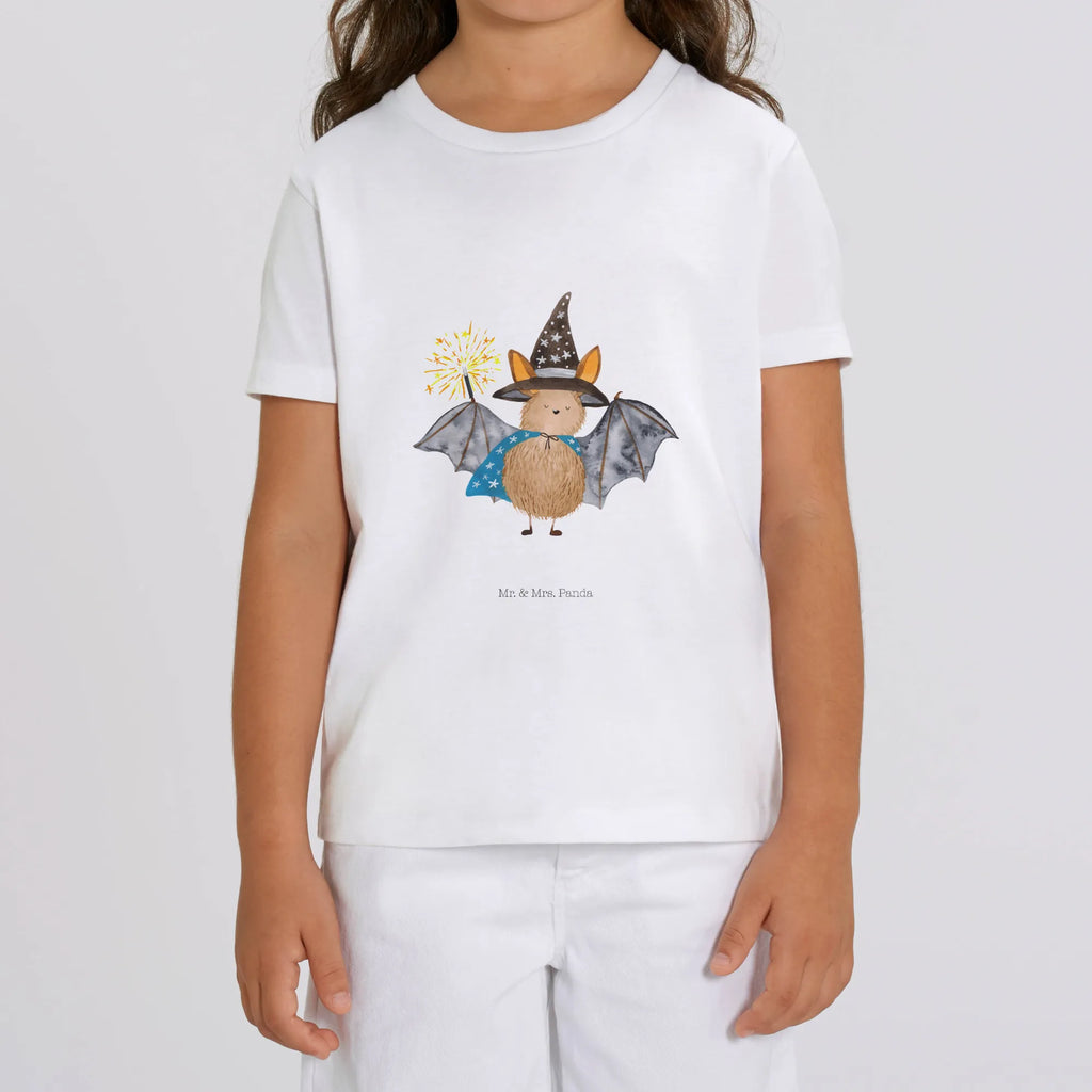 Organic Kinder T-Shirt Fledermaus Zauberer Kinder T-Shirt, Kinder T-Shirt Mädchen, Kinder T-Shirt Jungen, Gute Laune, Tiere, Tiermotive, Lustige Sprüche, Fledermaus, Magier, Zauberer, Frauen, Reinsteigern, Fledermäuse