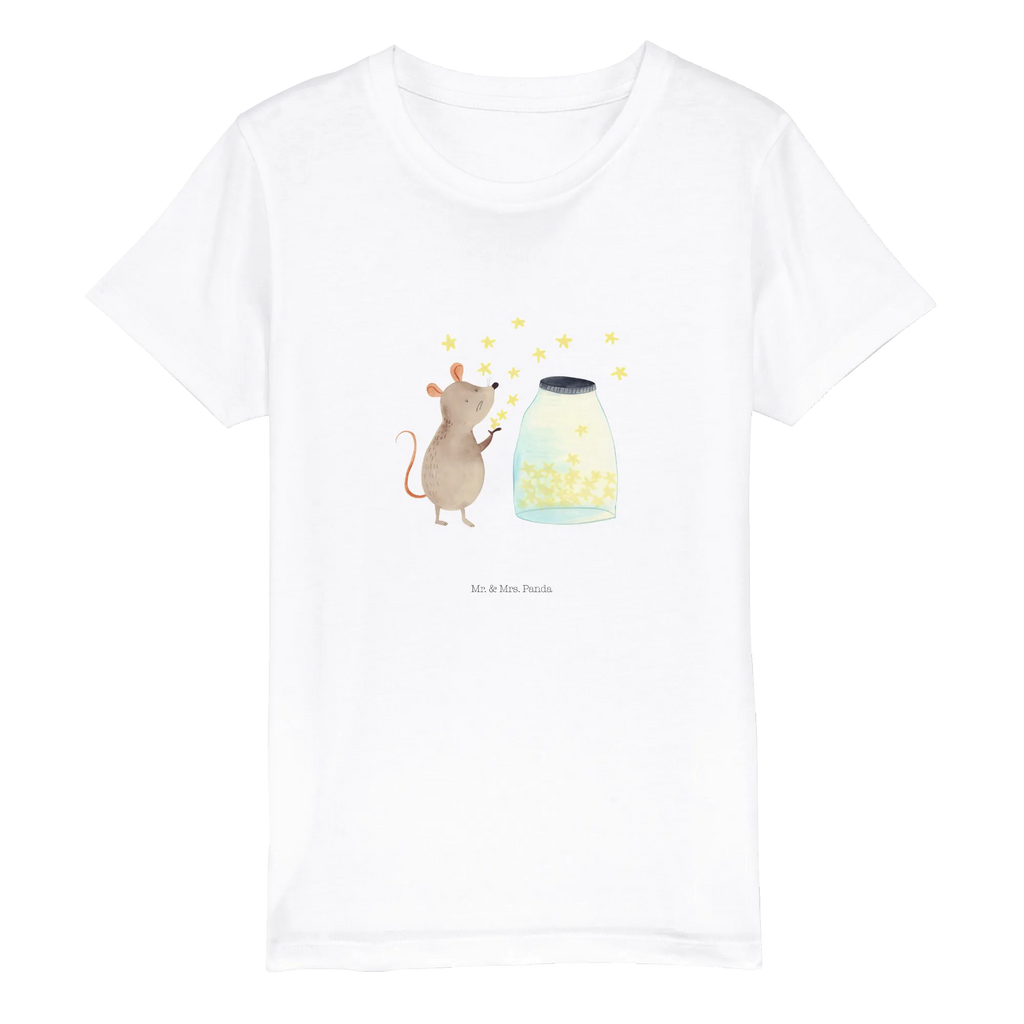 Organic Kinder T-Shirt Maus Sterne Kinder T-Shirt Mädchen, Kinder T-Shirt Jungen, Kinder T-Shirt, Tiermotive, Gute Laune, lustige Sprüche, Tiere, Kindergeburtstag, Kind, Taufgeschenk, Wunsch, Geburt, Geburtstag, erstes Kind, Schwangerschaft, Hoffnung, Maus, Taufe, Träume, Sterne