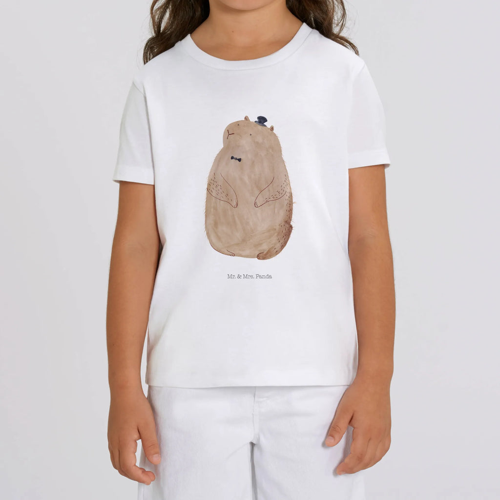Organic Kinder T-Shirt Murmeltier Kinder T-Shirt, Kinder T-Shirt Mädchen, Kinder T-Shirt Jungen, Tiere, Tiermotive, Gute Laune, Lustige Sprüche, Murmeltier, Knigge, Respekt, Fröhlichkeit, Freundlichkeit, Anstand