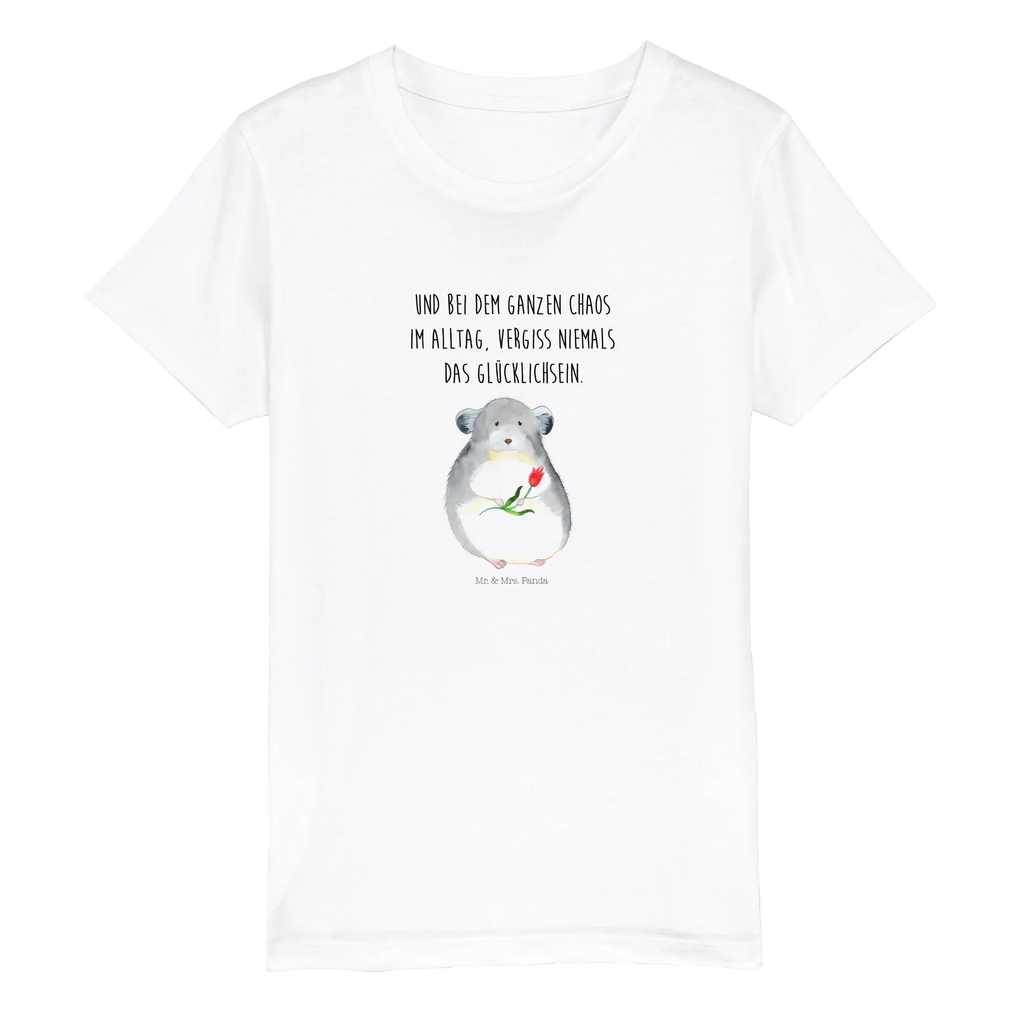 Organic Kinder T-Shirt Chinchilla Blume Kinder T-Shirt Mädchen, Kinder T-Shirt Jungen, Kinder T-Shirt, Gute Laune, Tiere, Tiermotive, Lustige Sprüche, Chinchillas, Chinchilla, Büroalltag, Kummer, Depressionen, traurig sein, Glücklichsein, Chaos, Büro, Liebeskummer