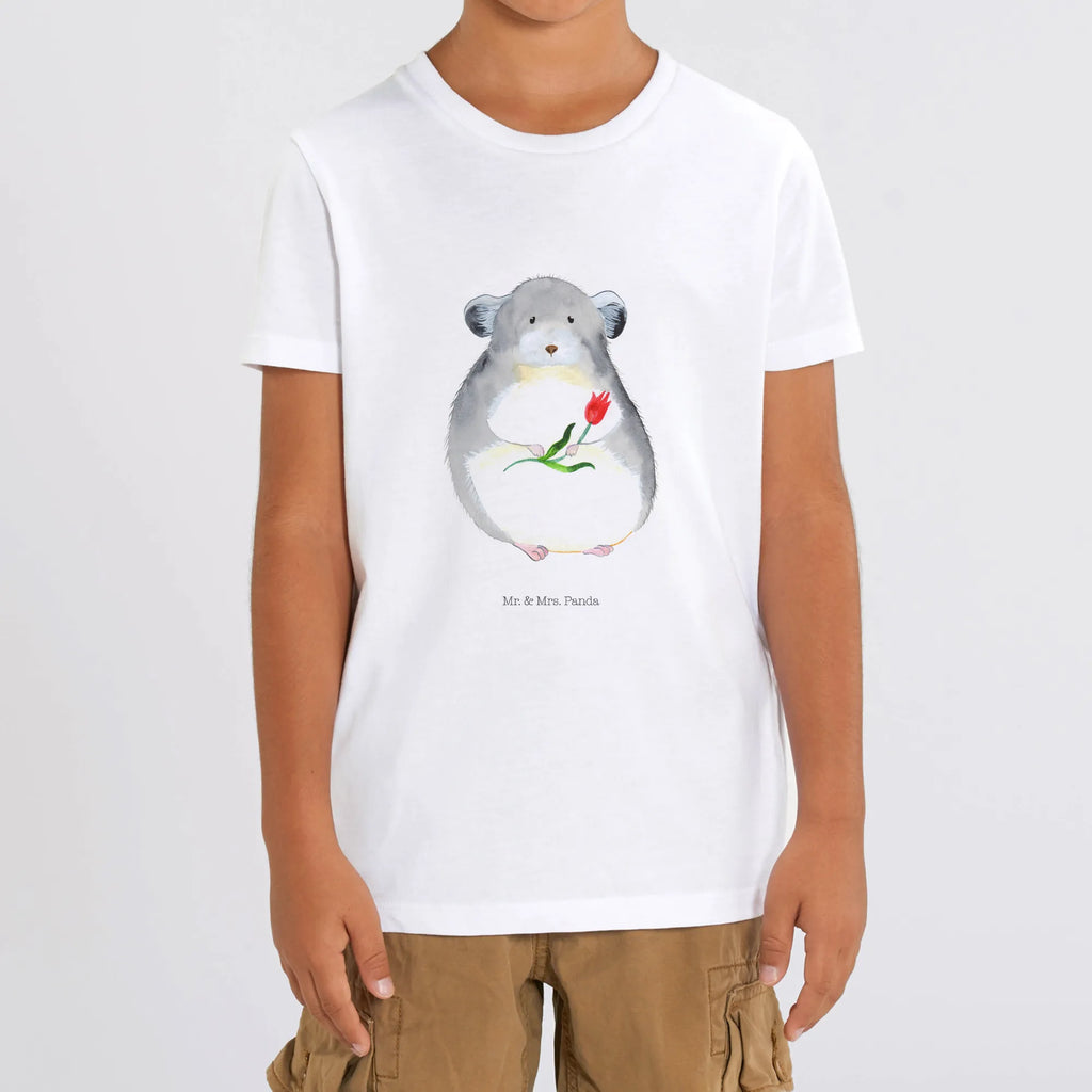 Organic Kinder T-Shirt Chinchilla Blume Kinder T-Shirt Mädchen, Kinder T-Shirt Jungen, Kinder T-Shirt, Gute Laune, Tiere, Tiermotive, Lustige Sprüche, Chinchillas, Chinchilla, Büroalltag, Kummer, Depressionen, traurig sein, Glücklichsein, Chaos, Büro, Liebeskummer
