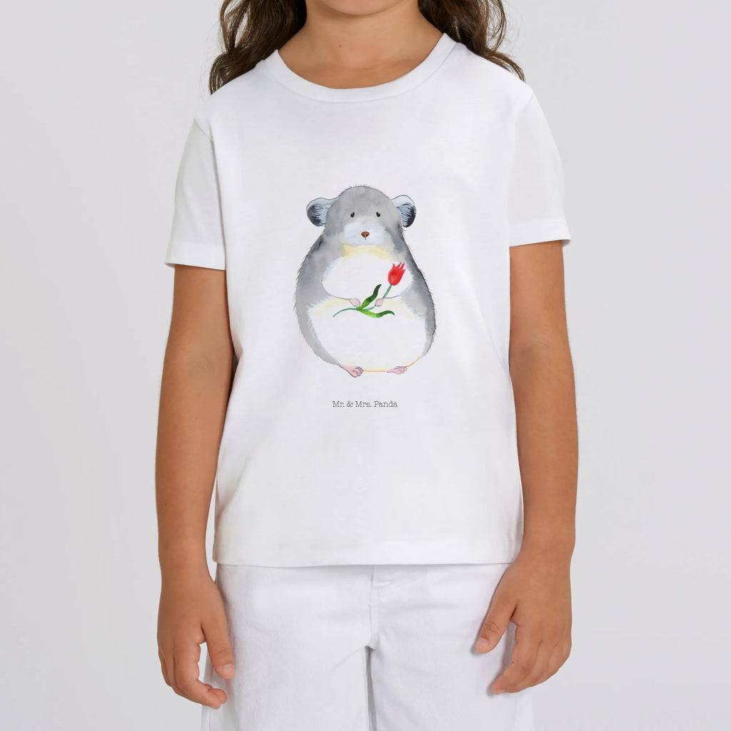 Organic Kinder T-Shirt Chinchilla Blume Kinder T-Shirt Mädchen, Kinder T-Shirt Jungen, Kinder T-Shirt, Gute Laune, Tiere, Tiermotive, Lustige Sprüche, Chinchillas, Chinchilla, Büroalltag, Kummer, Depressionen, traurig sein, Glücklichsein, Chaos, Büro, Liebeskummer