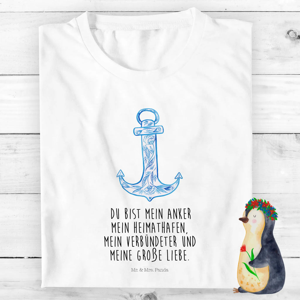 Organic Kinder T-Shirt Anker Blau Kinder T-Shirt Mädchen, Kinder T-Shirt Jungen, Kinder T-Shirt, Gute Laune, Tiere, Tiermotive, Lustige Sprüche