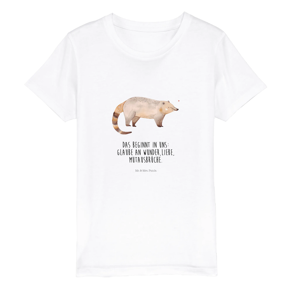 Organic Kinder T-Shirt Nasenbär Kinder T-Shirt Jungen, Kinder T-Shirt, Kinder T-Shirt Mädchen, Gute Laune, Tiere, Tiermotive, Lustige Sprüche, Bär, Nasenbär, Rüsselbär, Nasenbären