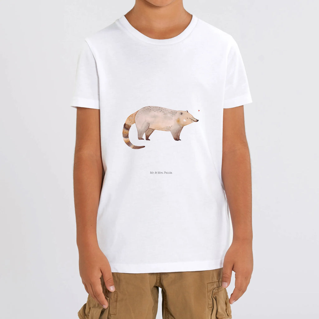 Organic Kinder T-Shirt Nasenbär Kinder T-Shirt Jungen, Kinder T-Shirt, Kinder T-Shirt Mädchen, Gute Laune, Tiere, Tiermotive, Lustige Sprüche, Bär, Nasenbär, Rüsselbär, Nasenbären