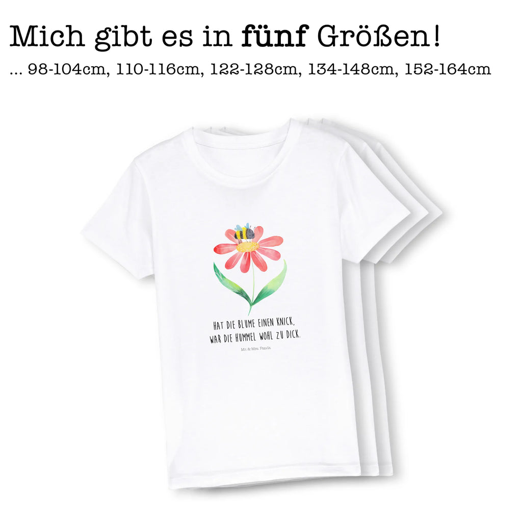 Organic Kinder T-Shirt Hummel Blume Kinder T-Shirt Mädchen, Kinder T-Shirt, Kinder T-Shirt Jungen, Gute Laune, Tiere, Tiermotive, Lustige Sprüche, Biene, Wespe, Hummeln, Blume, Natur, Feld, Flauschig, Hummel