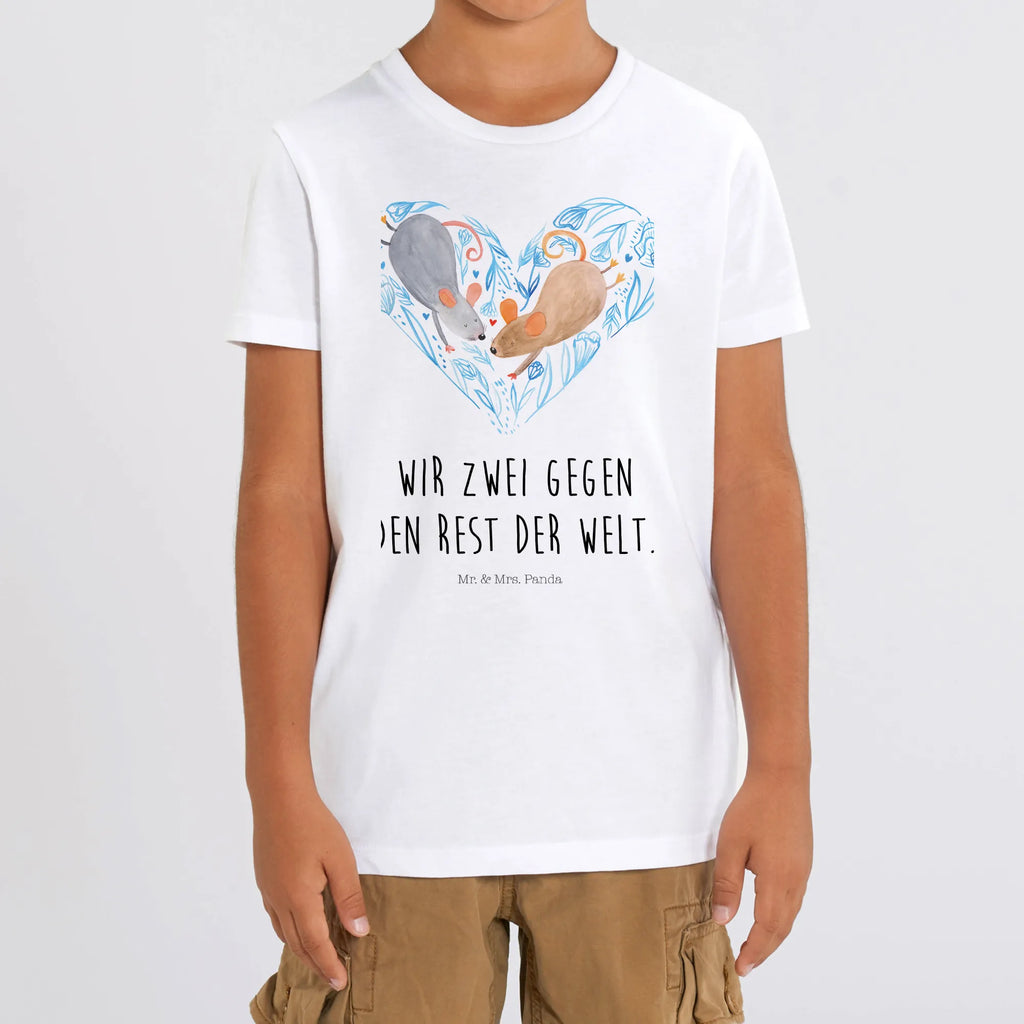 Organic Kinder T-Shirt Mäuse Herz Kinder T-Shirt Mädchen, Kinder T-Shirt, Kinder T-Shirt Jungen, Heiraten, Heiratsantrag, Ehemann, Liebesgeschenk, Hocheitstag, Freund, Ehefrau, Partner, Verlobung, Freundin, Jahrestag, Liebe, Liebesbotschaft, Geschenk für Zwei, Mäuse, Lieblingsmensch, Liebesbeweis, Maus, Gemeinsamkeit, Love, Hochzeit