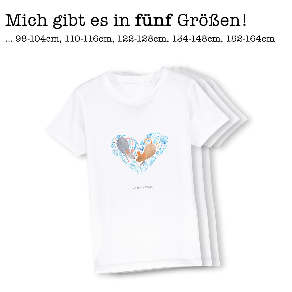 Organic Kinder T-Shirt Mäuse Herz Kinder T-Shirt Mädchen, Kinder T-Shirt, Kinder T-Shirt Jungen, Heiraten, Heiratsantrag, Ehemann, Liebesgeschenk, Hocheitstag, Freund, Ehefrau, Partner, Verlobung, Freundin, Jahrestag, Liebe, Liebesbotschaft, Geschenk für Zwei, Mäuse, Lieblingsmensch, Liebesbeweis, Maus, Gemeinsamkeit, Love, Hochzeit