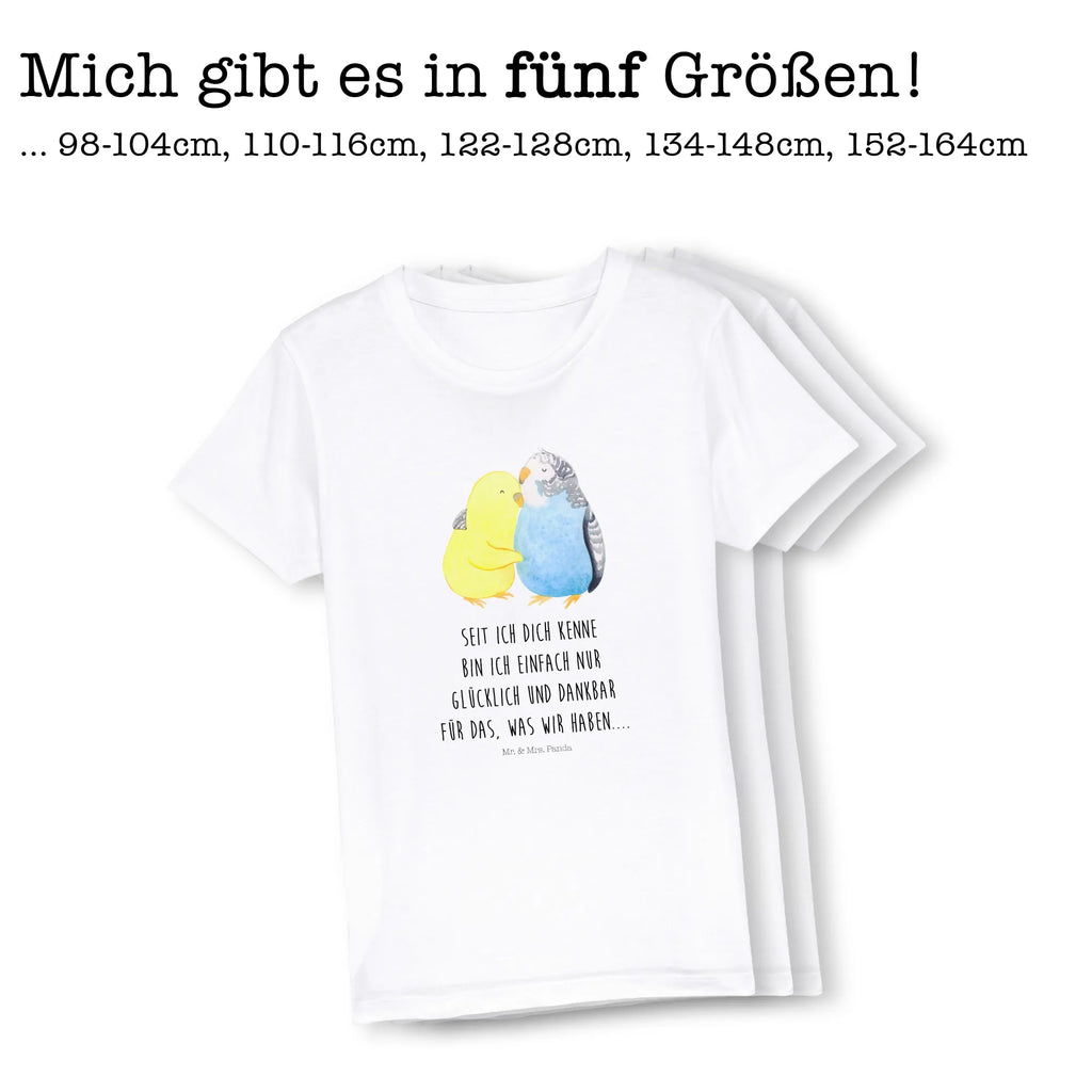 Organic Kinder T-Shirt Wellensittich Liebe Kinder T-Shirt Mädchen, Kinder T-Shirt Jungen, Kinder T-Shirt, Heiraten, Heiratsantrag, Ehemann, Liebesgeschenk, Hocheitstag, Freund, Ehefrau, Partner, Verlobung, Freundin, Jahrestag, Liebe, Kuscheln, Wellensittich, Nähe, Vertrauen, Vögel