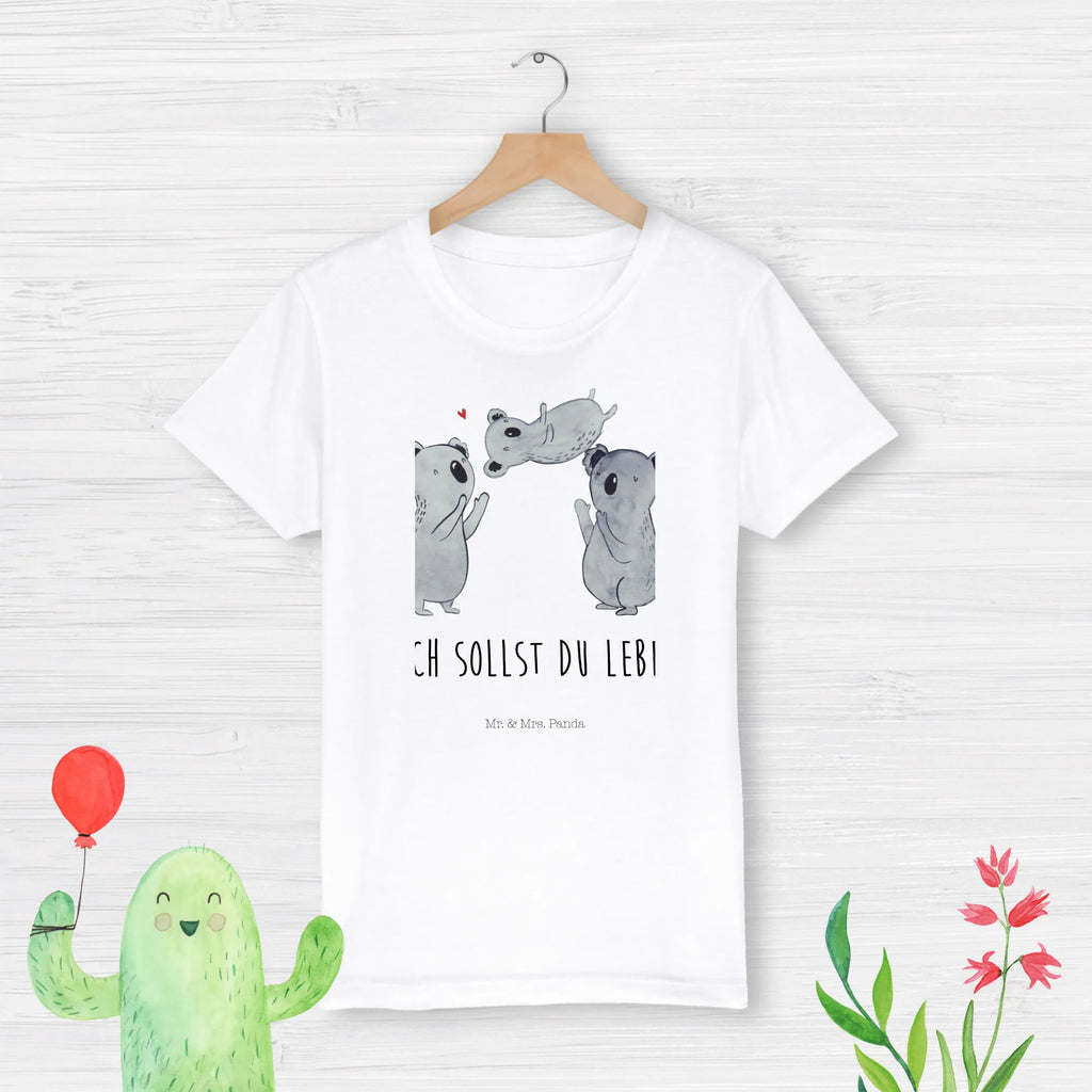 Organic Kinder T-Shirt Koala Feiern Sich Kinder T-Shirt Mädchen, Kinder T-Shirt, Kinder T-Shirt Jungen, Geburtstagsgeschenk, Geburtstag, Geschenk, Familie, Herz, Eltern, Liebe, Koala, Kind