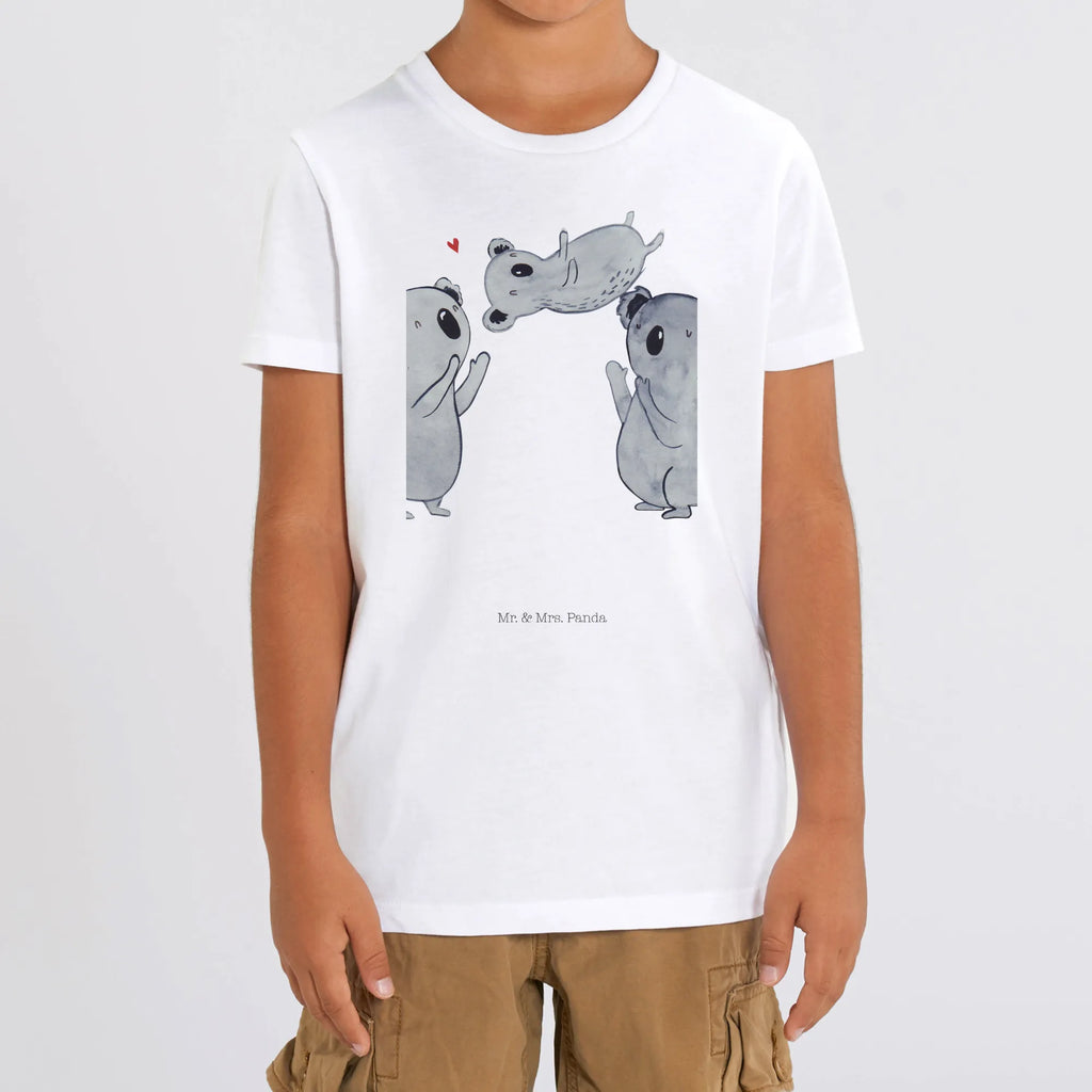 Organic Kinder T-Shirt Koala Feiern Sich Kinder T-Shirt Mädchen, Kinder T-Shirt, Kinder T-Shirt Jungen, Geburtstagsgeschenk, Geburtstag, Geschenk, Familie, Herz, Eltern, Liebe, Koala, Kind